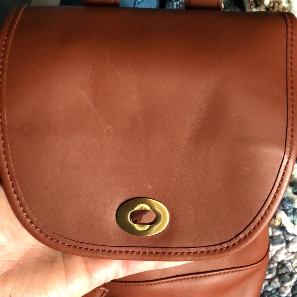 PreOwned Small Backpack Deep Tan - Picture 3 of 12